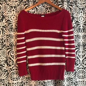 Jcrew striped sweater size small